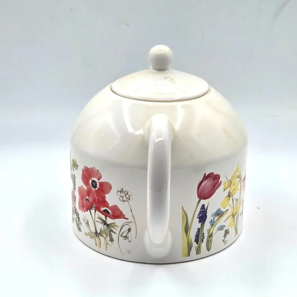 VINTAGE Marjolein Bastin Wildflower Meadow‎ Teapot Certified International 1997